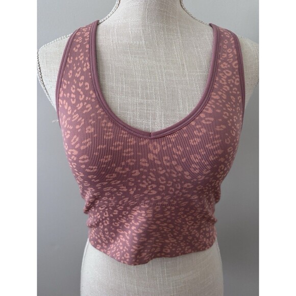 Athleta‎ Aurora Crop Rib Tank Women's Size Small Athleisure Sports - Picture 1 of 7